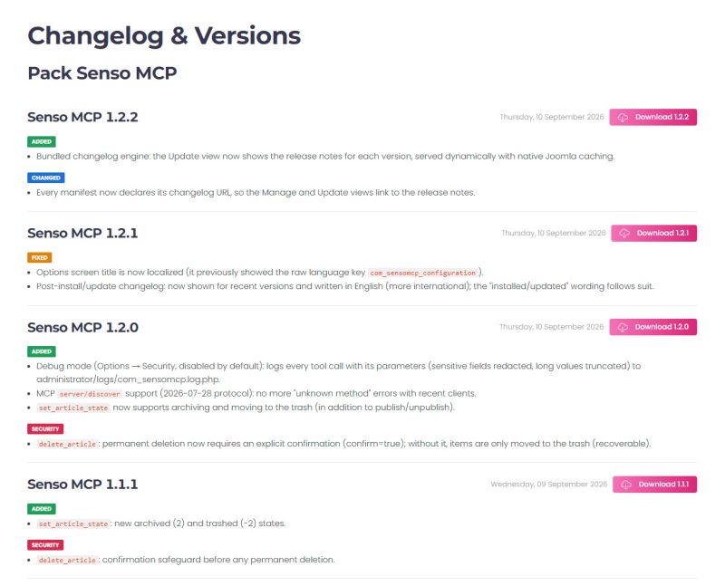 changelog